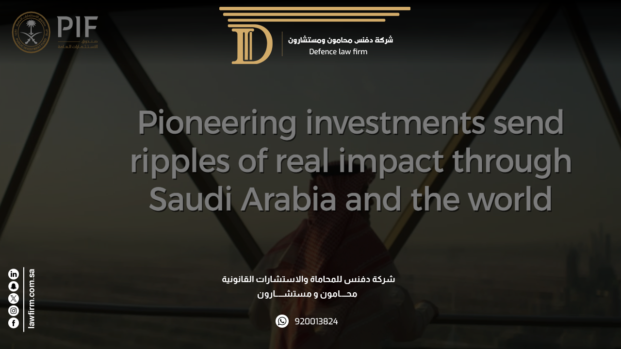 شركات صندوق الاستثمارات العامة